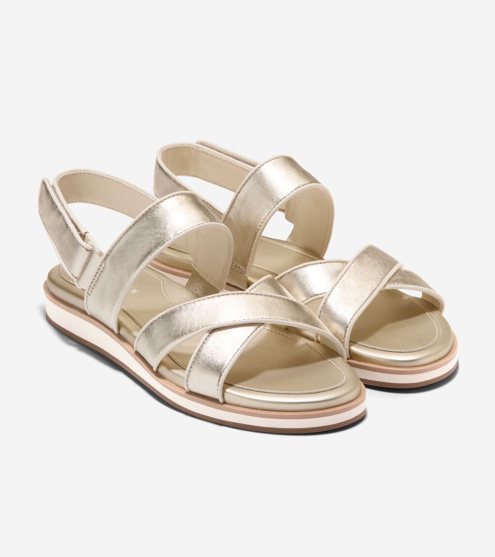 MIRABELLE CRISSCROSS SANDALS